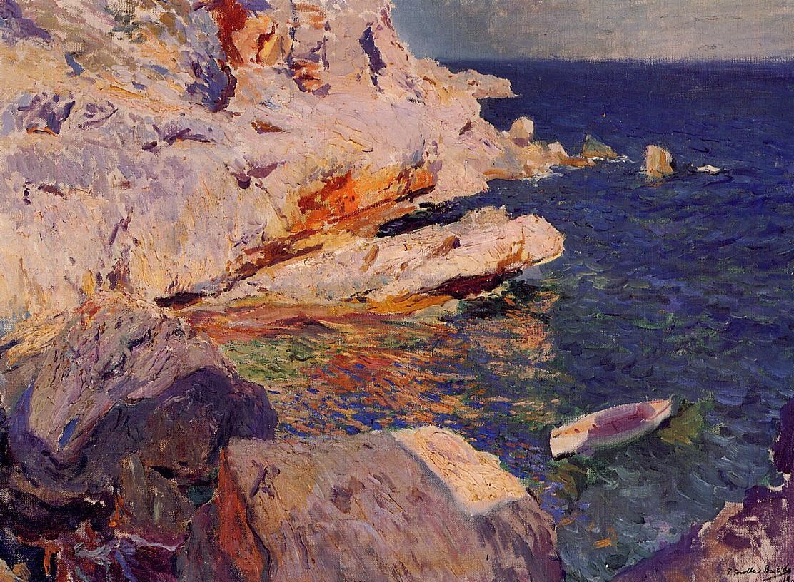 Joaquin Sorolla y Bastida Rocks at Javea